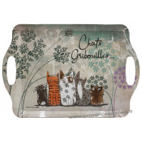 Plateau CHATS GRIBOUILLES 45 x 31 cm