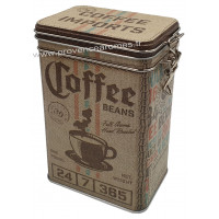 Boîte à café COFFEE BEANS rétro vintage collection