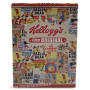 Boîte haute métal Kellogg's The ORIGINAL patchwork publicitaire rétro vintage collection