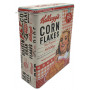 Boîte haute métal Kellogg's CORN FLAKES Pin-up blonde rétro vintage collection