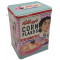 Boîte métal Kellogg's CORN FLAKES Pin-up brune rétro vintage collection