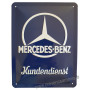 Plaque métal MERCEDES-BENZ 20 x 15 cm déco rétro vintage