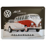 Plaque métal Volkswagen Van et Coccinelle 20 x15 cm déco rétro vintage