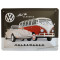 Plaque métal Volkswagen Van et Coccinelle 20 x15 cm déco rétro vintage