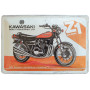 Plaque métal KAWASAKI Z1 900 DOHC 30 x 20 cm déco rétro vintage