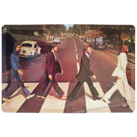 Plaque métal Les Beatles Abbey Road 30 x 20 cm déco rétro vintage