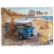 Plaque métal Volkswagen Bus Surf Coast 40 x 30 cm déco rétro vintage