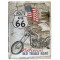 Plaque métal Route 66 National OLD TRAILS ROAD 40 x 30cm déco rétro vintage
