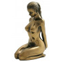Statuette FEMME NUE 14 cm effet bronze