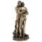 Statuette LES AMANTS 27 cm effet bronze