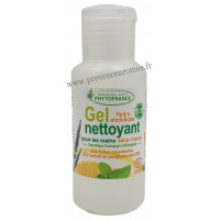 GEL Hydro Alcoolique BIO aux Huiles essentielles Phytofrance nettoyant désinfectant pour les mains