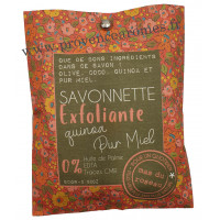 Savonnette Exfoliante QUINOA PUR MIEL Mas du roseau