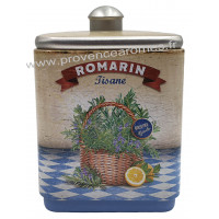 Romarin tisane de Provence Boîte empilable déco rétro Esprit Provence