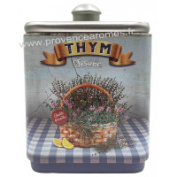 Thym tisane de Provence Boîte empilable déco rétro Esprit Provence