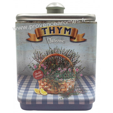 Thym tisane de Provence Boîte empilable déco rétro Esprit Provence