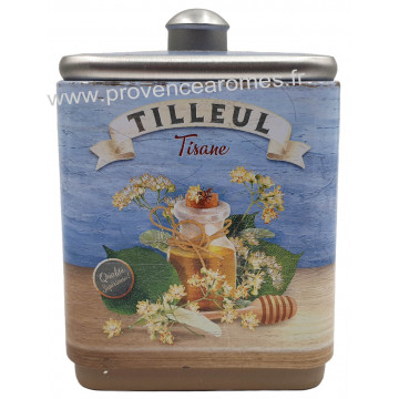 Tilleul tisane de Provence Boîte empilable déco rétro Esprit Provence