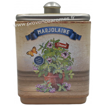 Marjolaine tisane de Provence Boîte empilable déco rétro Esprit Provence