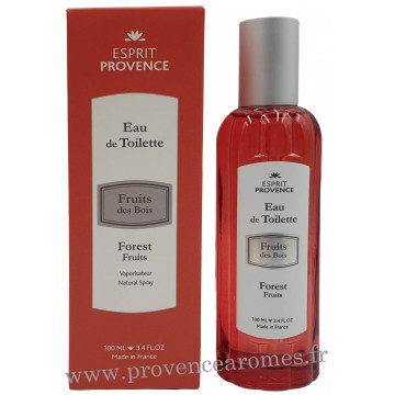 Eau de toilette FRUITS DES BOIS 100 ml Esprit Provence