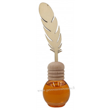 Flacon diffuseur d'huile essentielle de CANNELLE ORANGE à bâton Plume 10 ml Esprit Provence