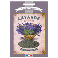 Lavande alimentaire de Provence Recharge 20 gr pour Boîte saupoudreur déco rétro Esprit Provence