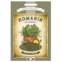Romarin de Provence Recharge 25 gr pour Boîte saupoudreur déco rétro Esprit Provence