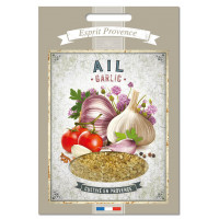 Ail de Provence recharge 40 gr pour Boîte saupoudreur déco rétro Esprit Provence