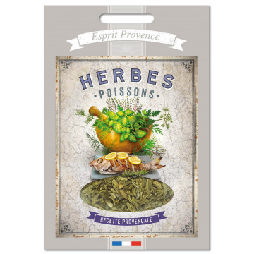 Herbes Poisson de Provence 40 gr Recharge pour Boîte saupoudreur déco rétro Esprit Provence