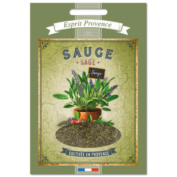 Sauge de Provence 20 gr Recharge pour Boîte saupoudreur déco rétro Esprit Provence