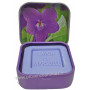 Boîte et savon d'invité Violette déco violettes Esprit Provence