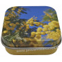 Boîte et savon d'invité mimosa déco fleurs de mimosa Esprit Provence