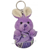 Porte-clés Lapin pochon fleurs de Lavandin de Provence modèle 2 Esprit Provence