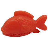 Savon en forme de poisson orange