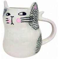 Mug CHAT BLANC avec oreilles