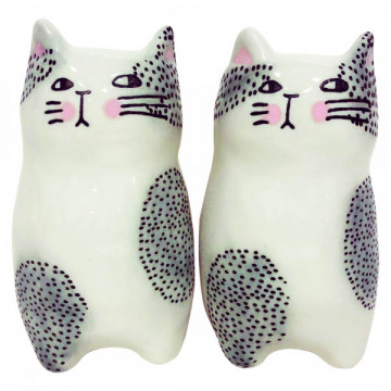 Set Sel/Poivre CHAT BLANC