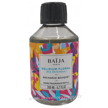 Recharge Parfum à bâtons Iris Patchouli Baïja collection Delirium Floral