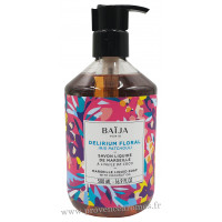 Savon liquide de Marseille Iris Patchouli Baïja Delirium Floral collection