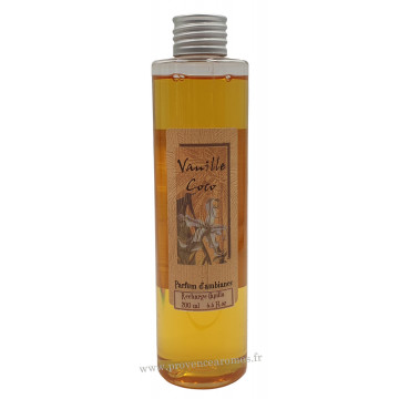 Recharge parfum d'ambiance à bâtons Vanille coco Provence et Nature