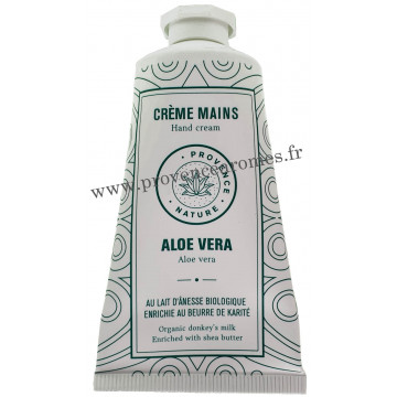 Crème mains ALOÉ VÉRA et LAIT D'ÂNESSE Bio 50 ml