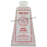 Crème mains Fraise des bois au LAIT D'ÂNESSE Bio 50 ml