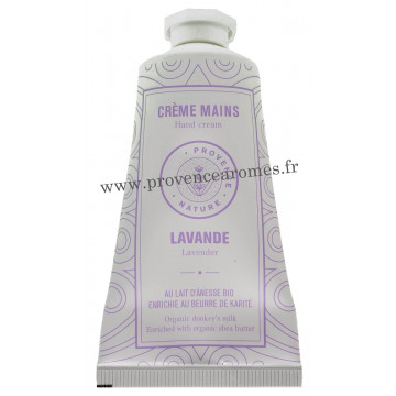 Crème mains Lavande au LAIT D'ÂNESSE Bio 50 ml