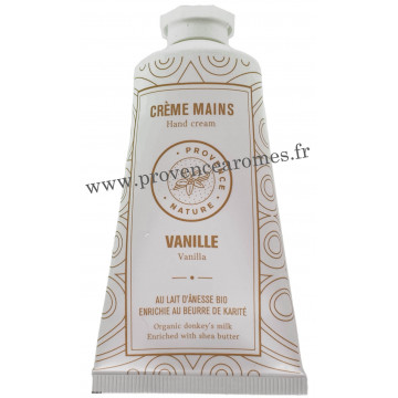 Crème mains Vanille au LAIT D'ÂNESSE Bio 50 ml