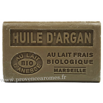 Savon Huile d'argan et lait d'ânesse frais Bio 125 gr