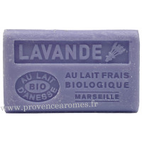 Savon Lavande au lait d'ânesse frais Bio 125 gr