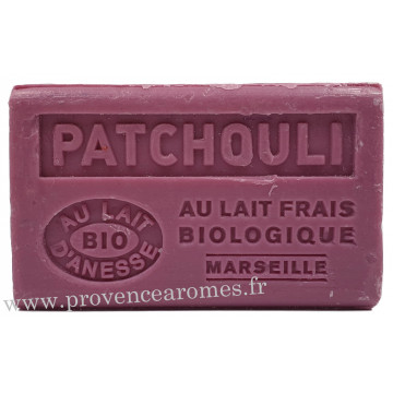 Savon Patchouli au lait d'ânesse frais Bio 125 gr