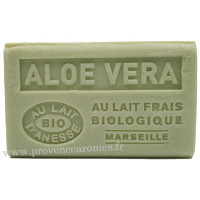 Savon Aloé Véra au lait d'ânesse frais Bio 125 gr