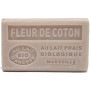 Savon Fleur de coton au lait d'ânesse frais Bio 125 gr