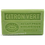 Savon Citron vert au lait d'ânesse frais Bio 125 gr