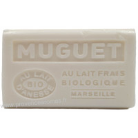 Savon Muguet au lait d'ânesse frais Bio 125 gr