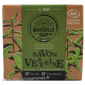 SAVON DE MARSEILLE VERVEINE Tadé 100 g CERTIFIÉ COSMOS NATURAL