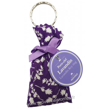 Porte-clés Sachet fleurs de Lavandin de Provence modèle 3 Esprit Provence